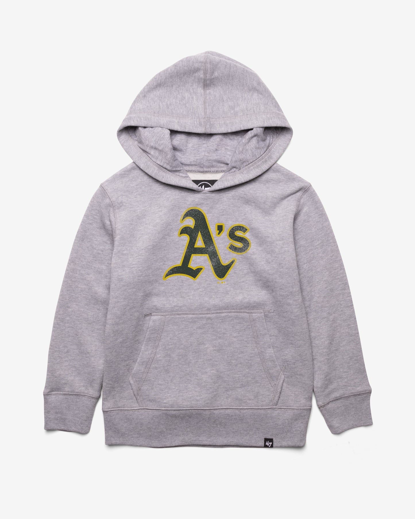 ATHLETICS DISTRESSED IMPRINT '47 KID'S HEADLNE HOOD