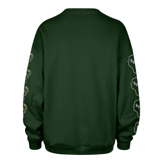 MILWAUKEE BUCKS GO BIG '47 OVERSIZED CREW WOMENS
