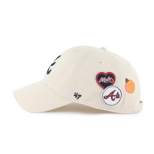 ATLANTA BRAVES BADGES '47 CLEAN UP