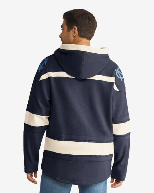 NORTH CAROLINA TAR HEELS UNC VINTAGE SUPERIOR '47 LACER HOOD