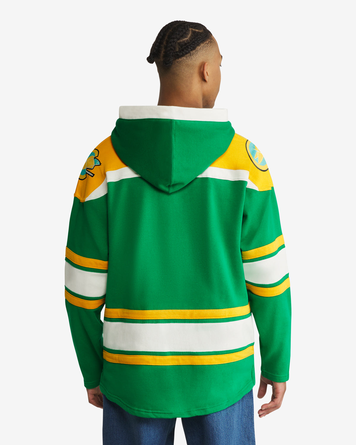 CALIFORNIA GOLDEN SEALS VINTAGE SUPERIOR '47 LACER HOOD
