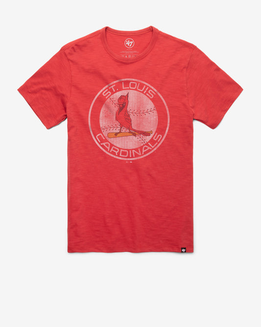 ST. LOUIS CARDINALS COOPERSTOWN GRIT VINTAGE '47 SCRUM TEE