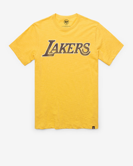 LOS ANGELES LAKERS GRIT WORDMARK '47 SCRUM TEE