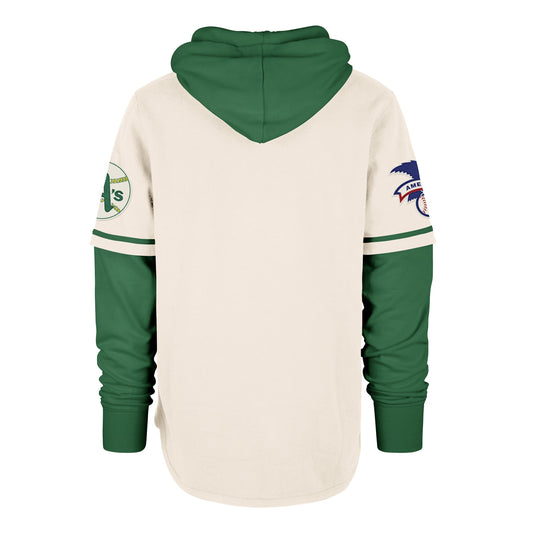 ATHLETICS BASEBALL COOPERSTOWN TRIFECTA '47 SHORTSTOP PULLOVER HOOD