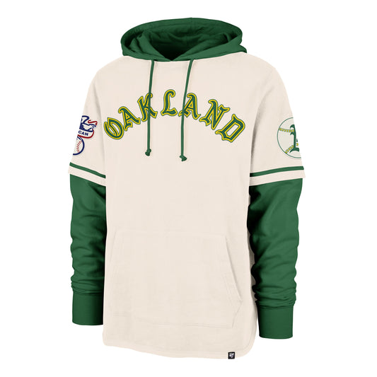 ATHLETICS BASEBALL COOPERSTOWN TRIFECTA '47 SHORTSTOP PULLOVER HOOD