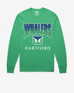HARTFORD WHALERS VINTAGE SWEEP DOWN '47 FRANKLIN LONG SLEEVE TEE