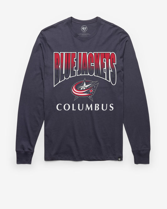 COLUMBUS BLUE JACKETS SWEEP DOWN '47 FRANKLIN LONG SLEEVE