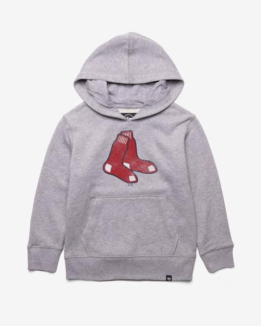 BOSTON RED SOX DISTRESSED IMPRINT '47 KID'S HEADLNE HOOD