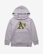 ATHLETICS DISTRESSED IMPRINT '47 KID'S HEADLNE HOOD