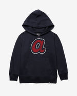ATLANTA BRAVES DISTRESSED '47 KID'S IMPRINT HEADLNE HOOD