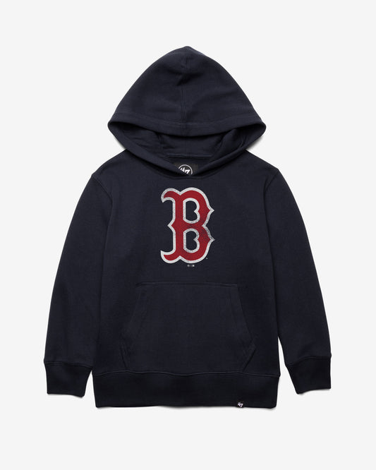 BOSTON RED SOX DISTRESSED IMPRINT '47 KID'S HEADLNE HOOD