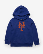 NEW YORK METS DISTRESSED IMPRINT '47 KID'S HEADLINE HOOD
