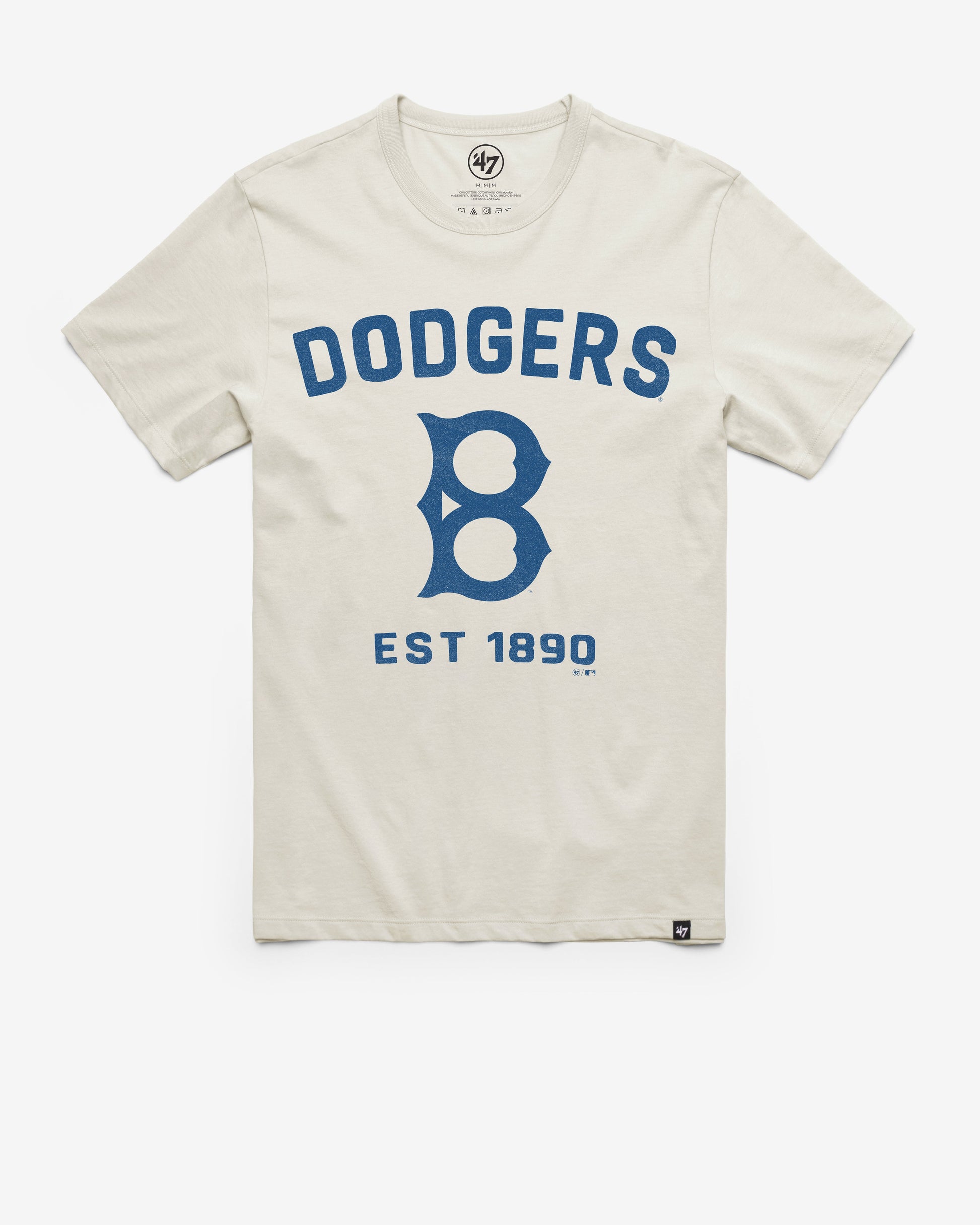 LOS ANGELES DODGERS COOPERSTOWN DUSTER '47 FRANKLIN TEE