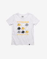 PITTSBURGH PIRATES COOPERSTOWN CAP OFF '47 KID'S FRANKLIN TEE