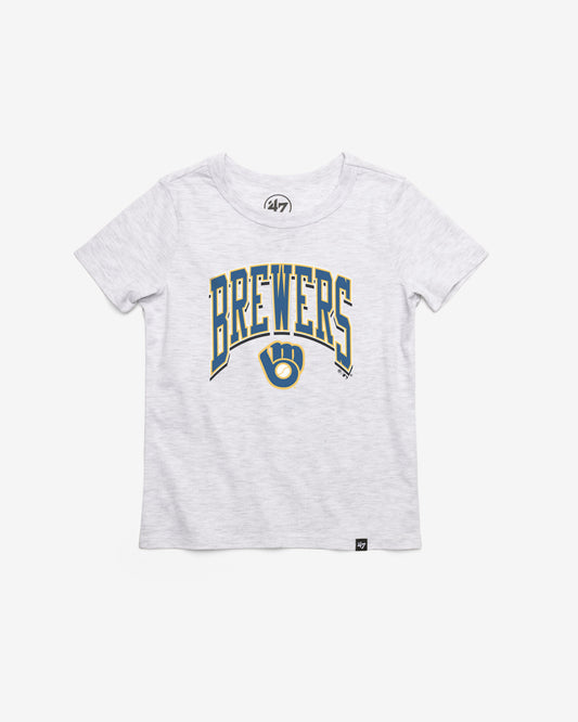 MILWAUKEE BREWERS COOPERSTOWN WALK TALL '47 FRANKLIN TEE KIDS