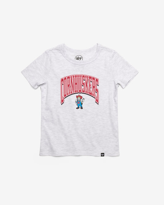 NEBRASKA CORNHUSKERS WALK TALL '47 FRANKLIN TEE KIDS
