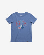 MONTREAL EXPOS COOPERSTOWN DOUBLE HEADER '47 KID'S FRANKLIN TEE