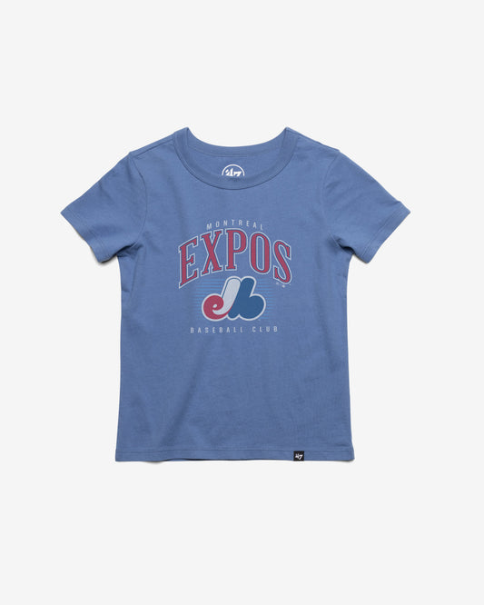 MONTREAL EXPOS COOPERSTOWN DOUBLE HEADER '47 KID'S FRANKLIN TEE