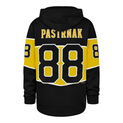 BOSTON BRUINS DAVID PASTRNAK '47 RUN POINT LACER HOOD