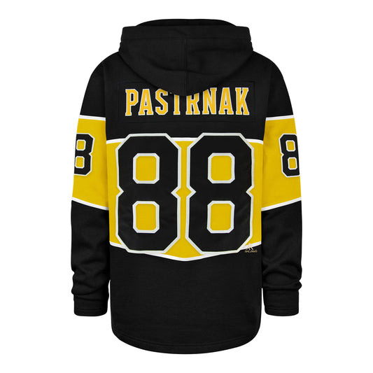 BOSTON BRUINS DAVID PASTRNAK '47 RUN POINT LACER HOOD