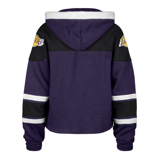 LOS ANGELES LAKERS CITY EDITION CROPPED SUPERIOR '47 LACER HOOD WOMENS