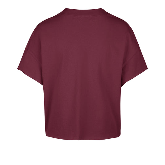 ALABAMA CRIMSON TIDE ELATION '47 OVERSIZED NOTCH NECK TEE WOMENS