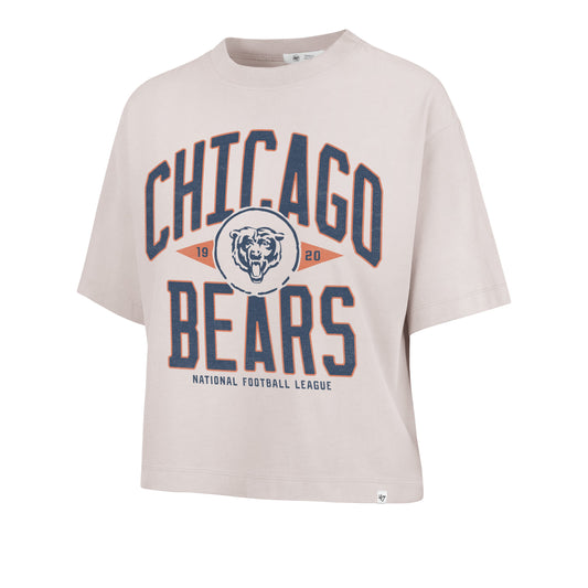 CHICAGO BEARS WINDTHROW '47 RAVINE CROP TEE WOMENS