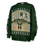 MILWAUKEE BUCKS GO BIG '47 OVERSIZED CREW WOMENS