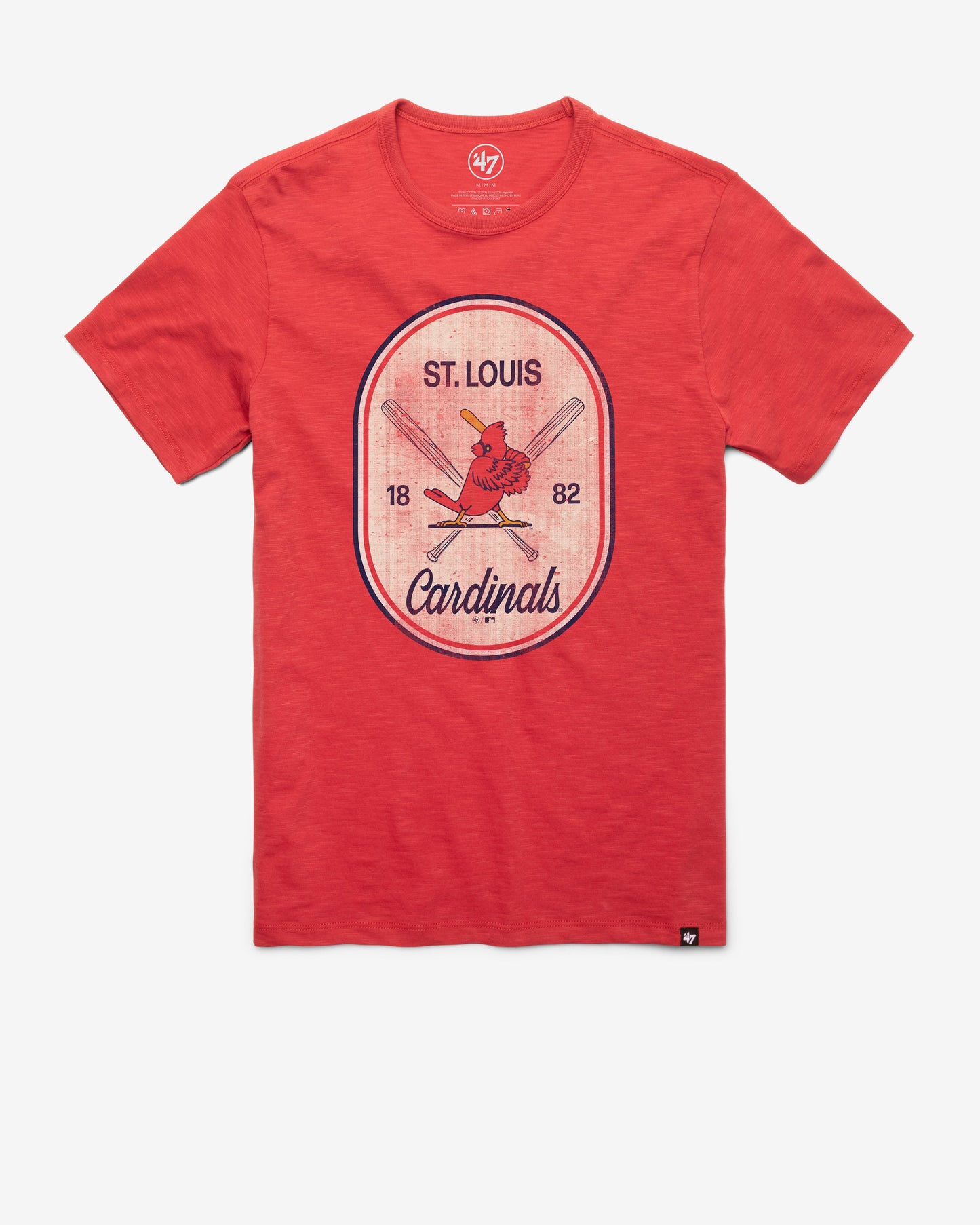 ST. LOUIS CARDINALS COOPERSTOWN CROSS PATCH '47 SCRUM TEE
