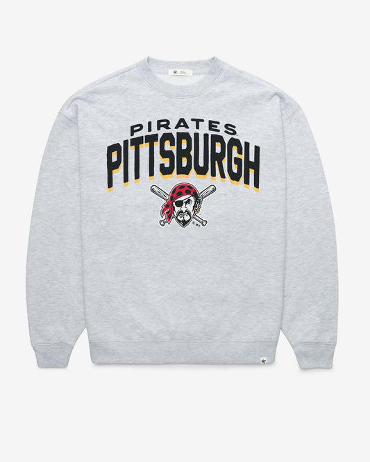 PITTSBURGH PIRATES CAMPUS ARCH CLOUD '47 OVERSIZED CREW WOMENS