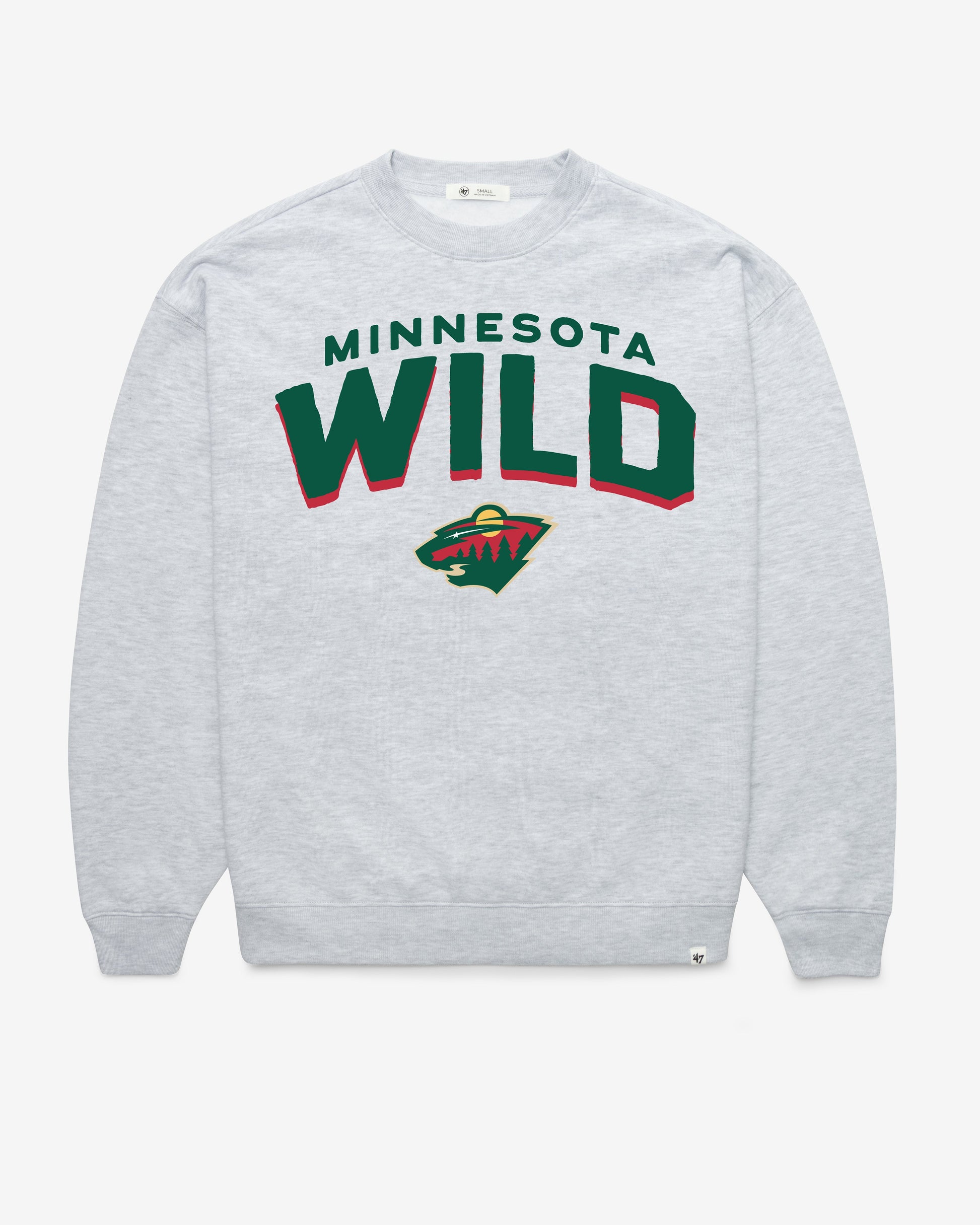MINNESOTA WILD CAMPUS ARCH CLOUD '47 OVERSIZED CREW WOMENS