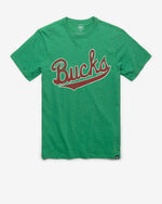 MILWAUKEE BUCKS HARDWOODS CLASSICS GRIT WORDMARK '47 SCRUM TEE