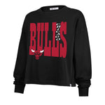 CHICAGO BULLS BOLD STACK '47 SYDNEY LONG SLEEVE TEE WOMENS