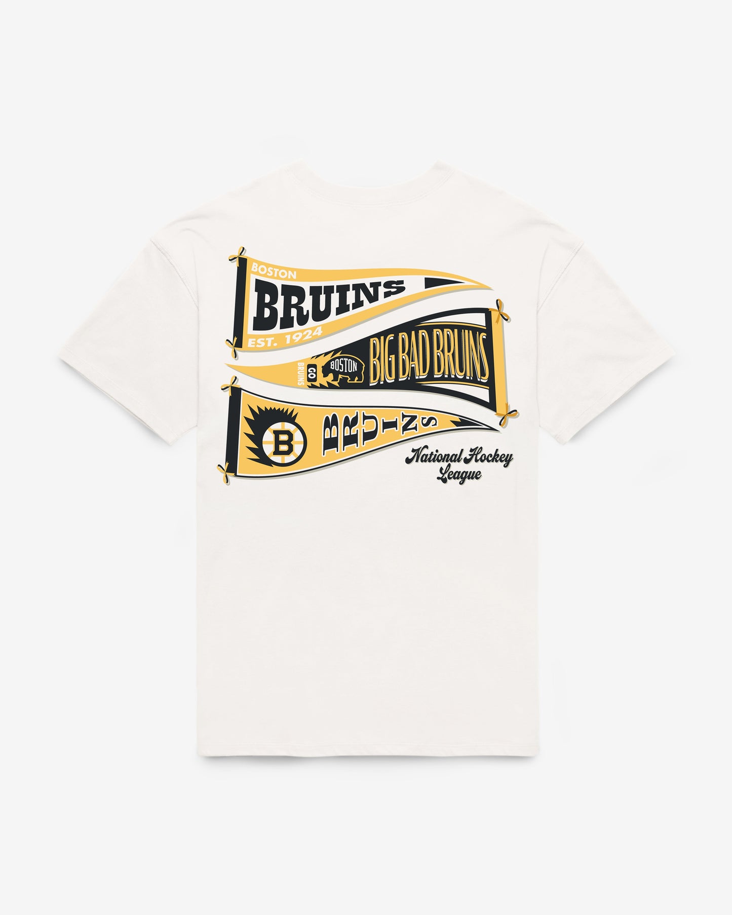 BOSTON BRUINS BOW AND BANNER BACKER '47 SADIE TEE WOMENS