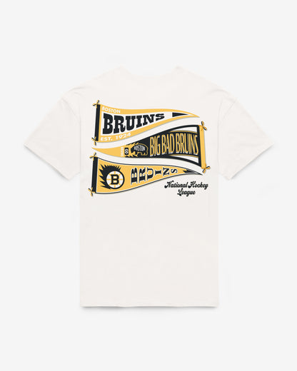 BOSTON BRUINS BOW AND BANNER BACKER '47 SADIE TEE WOMENS