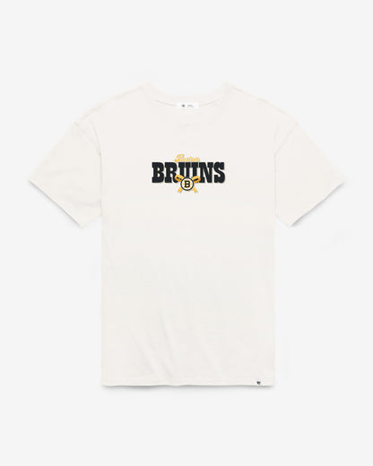 BOSTON BRUINS BOW AND BANNER BACKER '47 SADIE TEE WOMENS