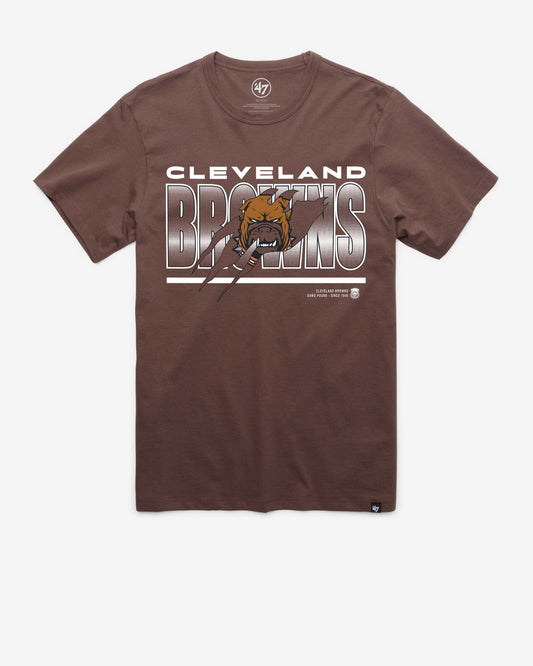 CLEVELAND BROWNS TEAM THUNDER RIP '47 FRANKLIN TEE