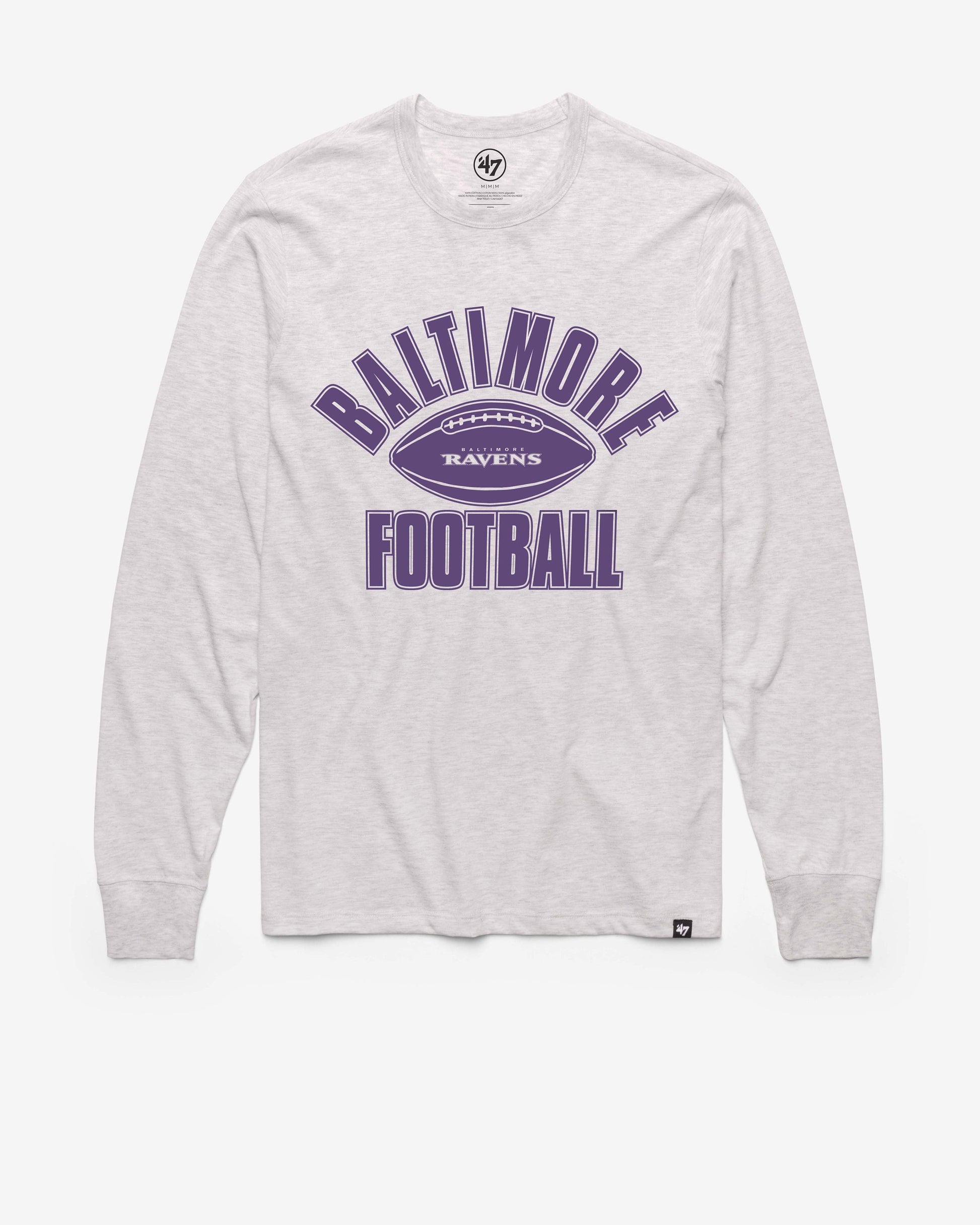 BALTIMORE RAVENS ISSUED '47 FRANKLIN LONG SLEEVE TEE