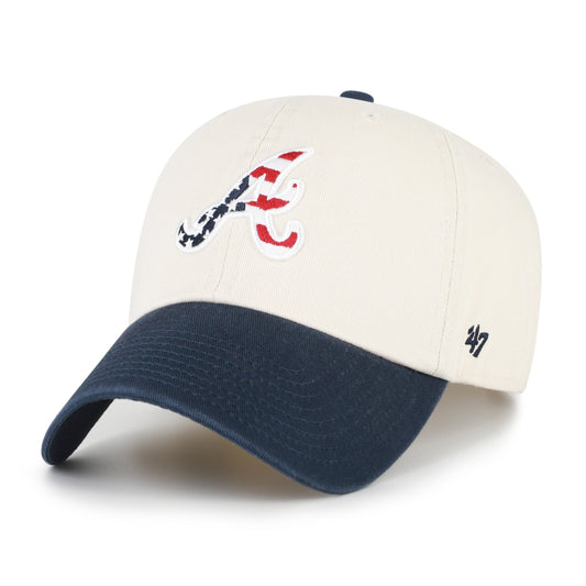 ATLANTA BRAVES FLAG FILL TWO TONE '47 CLEAN UP
