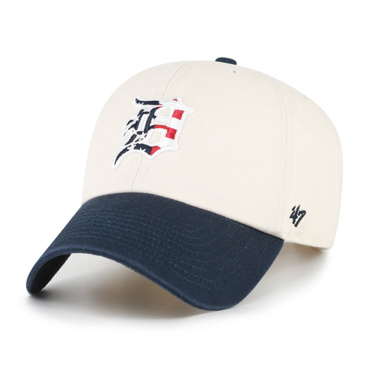 DETROIT TIGERS FLAG FILL TWO TONE '47 CLEAN UP