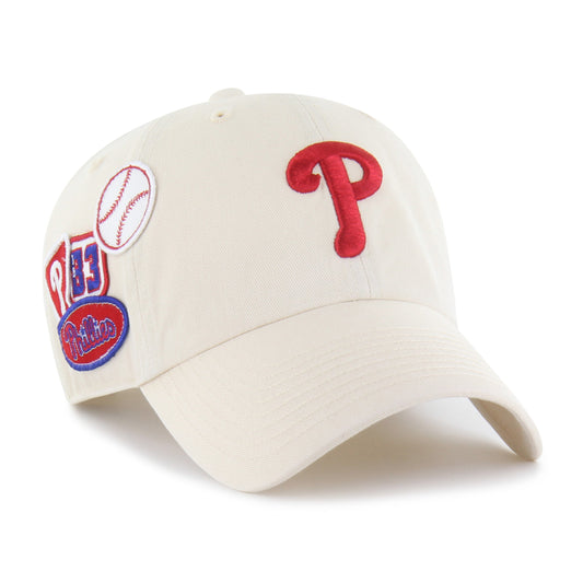 PHILADELPHIA PHILLIES BADGES '47 CLEAN UP