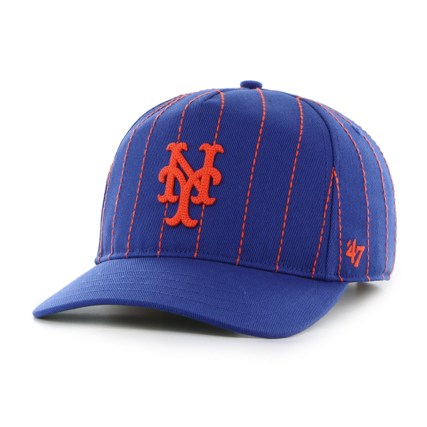 NEW YORK METS COOPERSTOWN RAWLINGS PINSTRIPE '47 HITCH