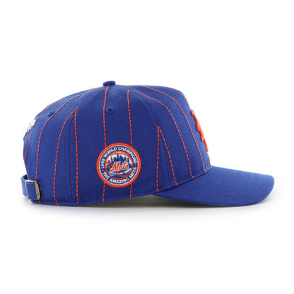 NEW YORK METS COOPERSTOWN RAWLINGS PINSTRIPE '47 HITCH