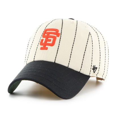 SAN FRANCISCO GIANTS COOPERSTOWN RAWLINGS PINSTRPIPE '47 CLEAN UP