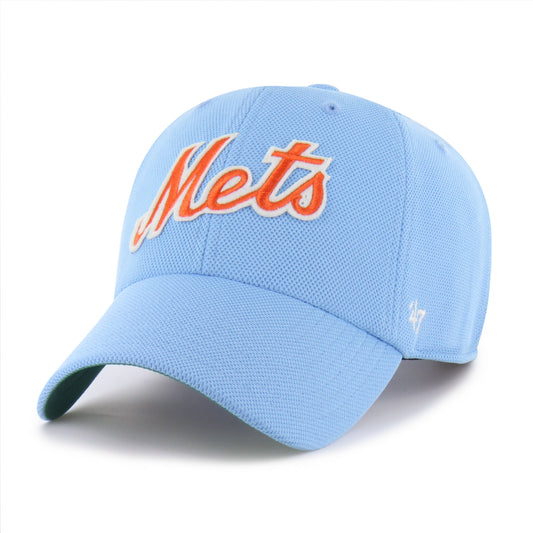 NEW YORK METS COOPERSTOWN GRANDSTAND PIQUE SCRIPT '47 CLEAN UP