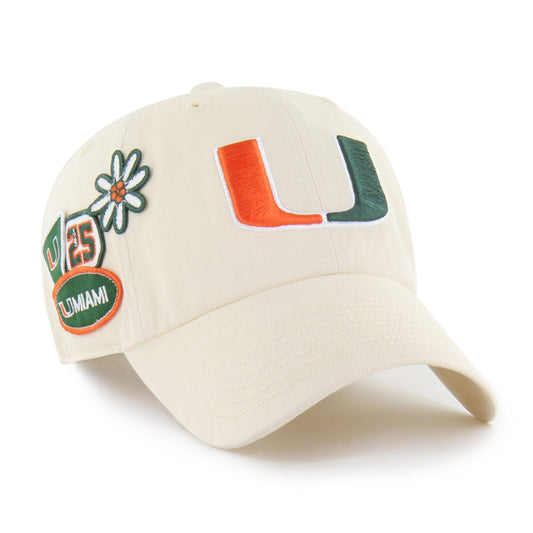 MIAMI HURRICANES BADGES '47 CLEAN UP