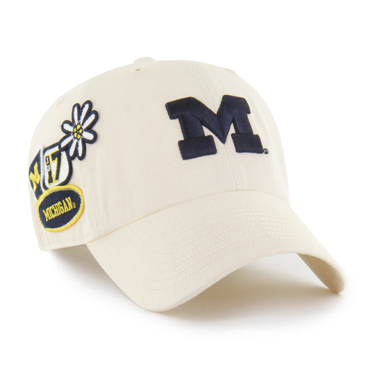 MICHIGAN WOLVERINES BADGES '47 CLEAN UP