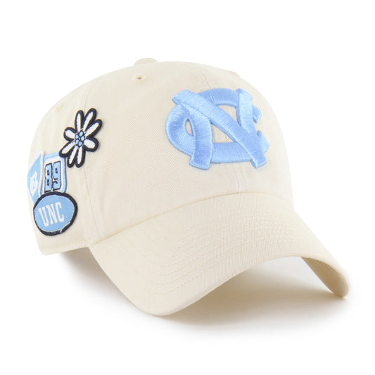 NORTH CAROLINA TAR HEELS UNC BADGES '47 CLEAN UP