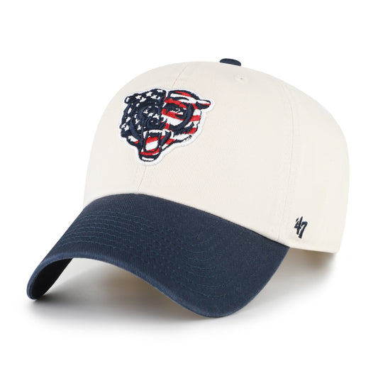 CHICAGO BEARS FLAG FILL LOOP '47 CLEAN UP