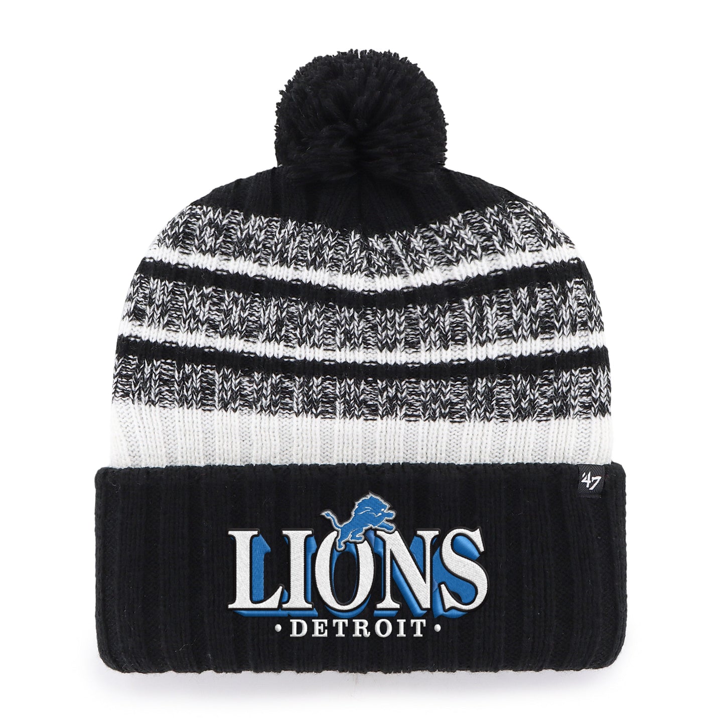 DETROIT LIONS GRAPHIC TAVERN '47 CUFF KNIT